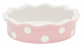 GreenGate Pie Dish Mini Pale Pink With Dots
